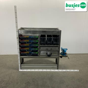 Aluca bedrijfswageninrichting 1010x420x1050mm (3121), Ophalen of Verzenden
