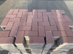 Veiling - 50 m² betonklinker rood 21x10,5x8 cm, Tuin en Terras, Nieuw