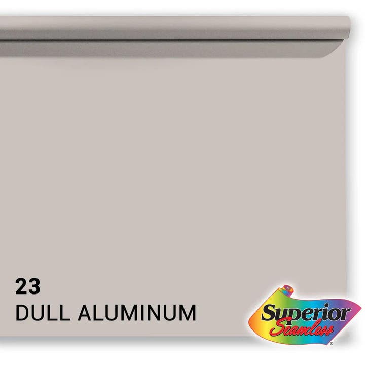 Superior Achtergrondpapier Dull Aluminium 1.35m x 11m, Audio, Tv en Foto, Fotografie | Fotostudio en Toebehoren, Achtergrond, Nieuw