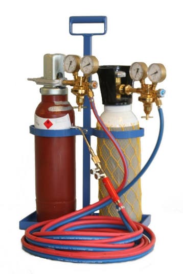 Draagbare autogeenset / lasset / gasbrander compleet 5Ltr, Verzenden, Nieuw
