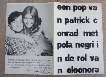 Gesigneerd; Patrick Conrad - Een pop van Patrick Conrad met
