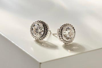 Oorbellen - 14 karaat Witgoud - 2.51ct. tw. Diamant, Nieuw