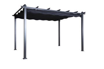 Pergola Eva - Zwart - Aluminium - 295x295cm - The Outsider, Verzenden, Nieuw