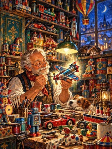Shayer - Where Toys Come to Life - XL - 60x80cm - 1/1