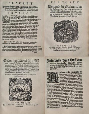 Anon - Hof v Holland: Requesten / Karel V: Eeuwigh Edict &, Antiek en Kunst