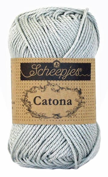 Scheepjes Catona 50 gram - 172 light silver - Katoen Garen, Ophalen of Verzenden, Nieuw
