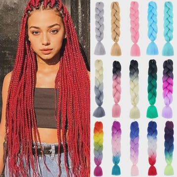 24 Inch Jumbo Braiding Hair Synthetisch Haar Ombre Crochet B, Verzenden, Nieuw
