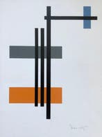 Lajos d’Ébneth (1902 -1982) - Komposition, Antiek en Kunst