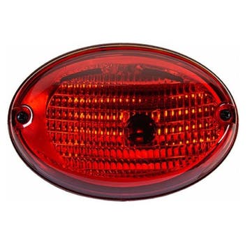 Hella Mistlicht Agroluna Ovaal Rood 12/24V, Caravans en Kamperen, Nieuw