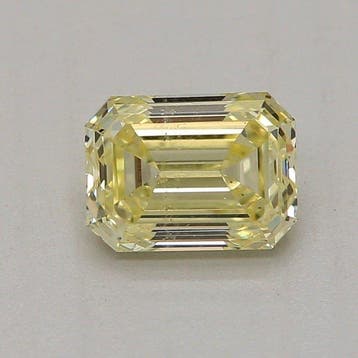 1 pcs Diamant (Natuurlijk gekleurd) - 0.52 ct - Smaragd -, Nieuw