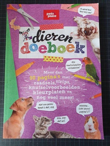 Dieren doeboek, Boeken, Tijdschriften en Kranten, Verzenden, Gelezen