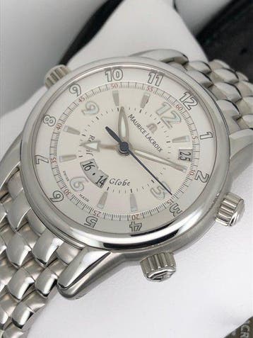 Maurice Lacroix - Masterpiece Réveil Globe Automatic -, Nieuw