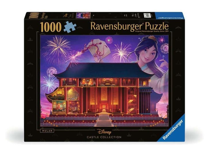 Disney Kastelen Mulan Puzzel (1000 stukken), Verzamelen, Disney, Nieuw, Ophalen of Verzenden