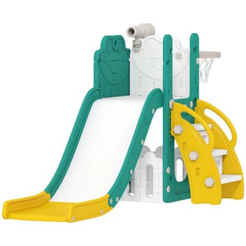 AIYAPLAY 5-in-1 Kinderglijbaanset, Telescoop, Basketbalring,, Verzenden, Nieuw