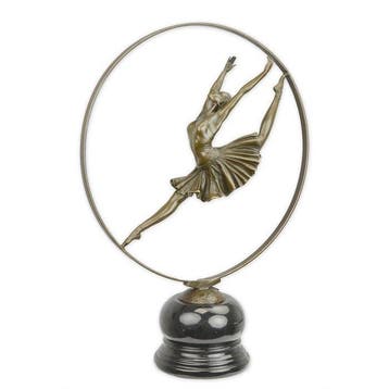 sculptuur, After Pierre Colinet (1890–1959) – “Ring Dancer”,