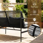 LIVSK Tuinset Loveseat & Fauteuils - Metalen Frame - Inclusi, Verzenden, Nieuw