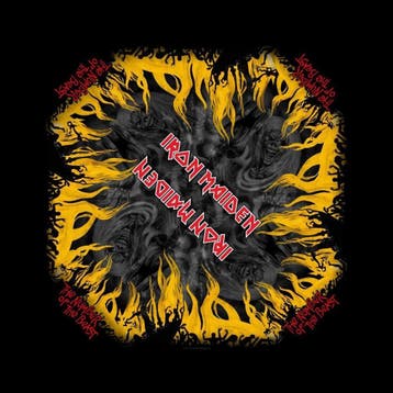 Iron Maiden The Number of the Beast Bandana off merchandise, Ophalen of Verzenden, Nieuw, Kleding