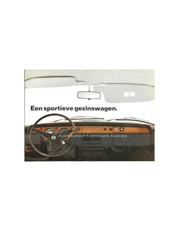 1968 VOLKSWAGEN 411 BROCHURE NEDERLANDS, Nieuw, Volkswagen, Author
