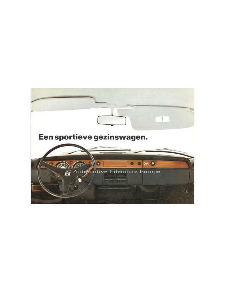 1968 VOLKSWAGEN 411 BROCHURE NEDERLANDS, Boeken, Auto's | Folders en Tijdschriften, Volkswagen