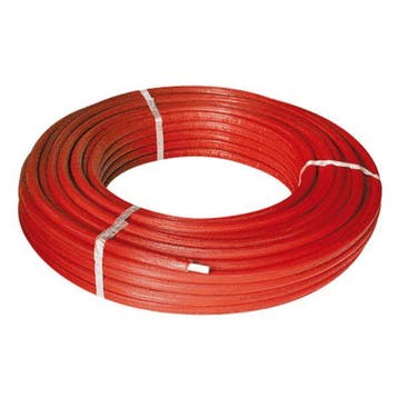14mm x 2,0 - Lengte: 100 m - incl. isolatie 6mm rood - Henco, Verzenden, Nieuw