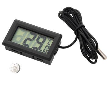 Thermometer Digitaal Mini LCD - Zwart TH001, Ophalen of Verzenden, Nieuw