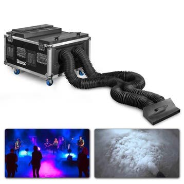 Retourdeal - BeamZ LF6000 low fog rookmachine met dubbele ou, Verzenden, Zo goed als nieuw, Rookmachine