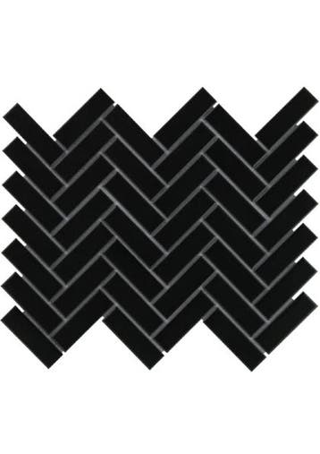 The Mosaic Factory Paris Herringbone Black Matt | mozaïekte, Ophalen of Verzenden, Nieuw