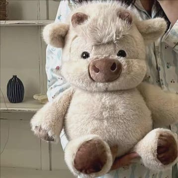 Schattige Schotse Hooglander Pluche Koe - Zachte Knuffel voo, Verzenden, Nieuw