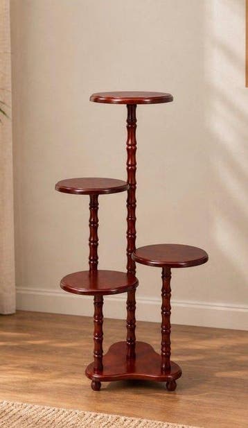 plantenetagère - Plantentafel - Hout - plantenstandaard, Antiek en Kunst