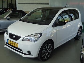 Seat Mii Electric Plus 83pk Clima Cruise LM Stoelverw NLauto, Auto's, Stof, Met garantie (alle), Mii, Wit