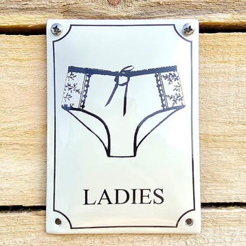 Ladies slip toiletbord, Verzenden, Nieuw