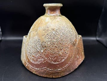 Vaas - Shigaraki Ware bloemvaas door houder van immaterieel