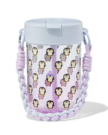 HEMA Waterfles 450ml met bandje pinguïn, Verzenden, Nieuw