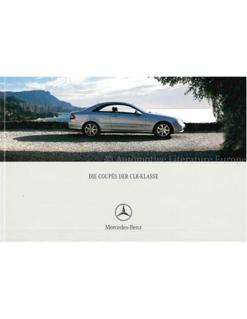 2003 MERCEDES BENZ CLK COUPÉ BROCHURE DUITS, Boeken, Nieuw, Author