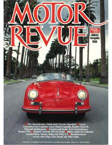 1986 MOTOR REVUE JAARBOEK DUITS, Nieuw, Author