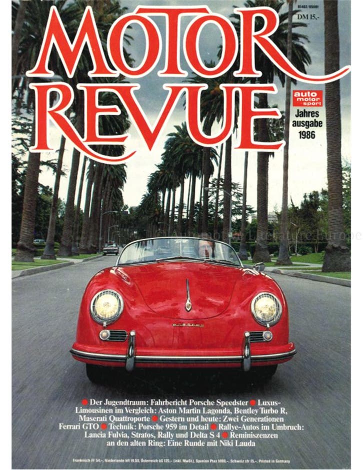 1986 MOTOR REVUE JAARBOEK DUITS, Boeken, Auto's | Folders en Tijdschriften