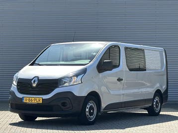 Renault Trafic 1.6 dCi T29 L2H1 DC Dubbele cabine MARGE BTW, Stof, Gebruikt, Euro 6, Renault