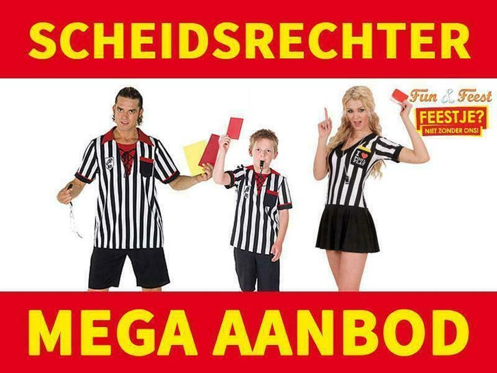 Scheidsrechter kleding- Mega aanbod scheidsrechters pakken, Kleding | Heren, Carnavalskleding en Feestkleding, Kleding, Nieuw