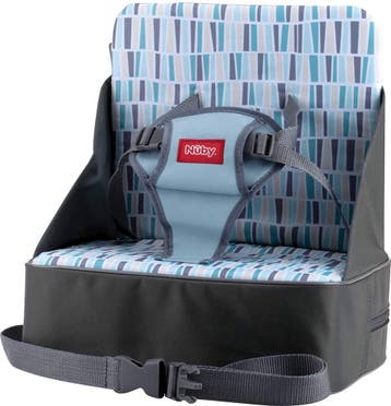 Nuby - Booster Seat - Kinderzitje - Grijs - 9m+, Kinderen en Baby's, Kinderstoelen, Verzenden, Nieuw