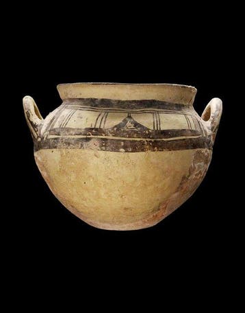Oudgrieks Keramiek - Daunische / Messapische krater met