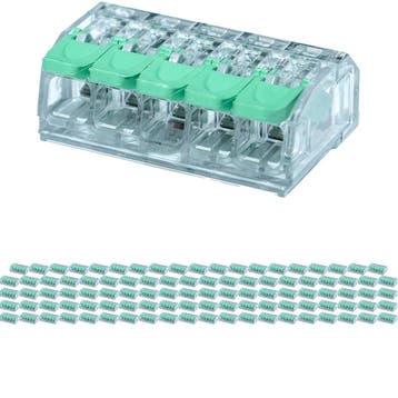 Lasklem - Verbindingsklem - 100 Stuks - 5 Polig met, Ophalen of Verzenden, Nieuw
