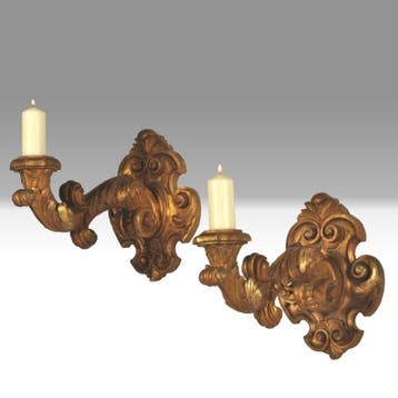 Reusachtig grote  wandkandelaren of wand-appliques ca 1860 i, Antiek en Kunst, Ophalen of Verzenden
