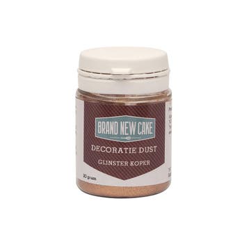 BrandNewCake Decoratie Dust Glinster Koper 20g, Verzenden, Nieuw
