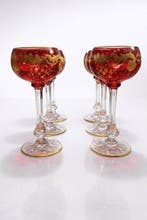 St. Louis - Kelk (6) - Kristal - Kristallen glazen, Antiek en Kunst, Antiek | Meubels | Tafels