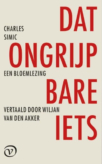 Dat ongrijpbare iets - Charles Simic 9789028293106, Verzenden, Zo goed als nieuw, Charles Simic