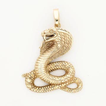 Hanger - 14 karaat Geel goud, Sieraden, Tassen en Uiterlijk, Antieke sieraden