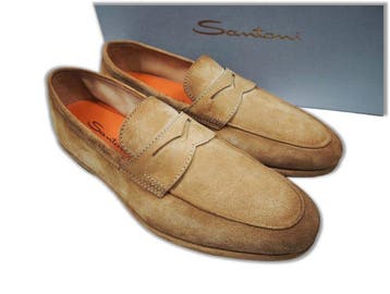 Santoni - NEW, GoodYear Welted, Recent Model - Loafers -, Nieuw