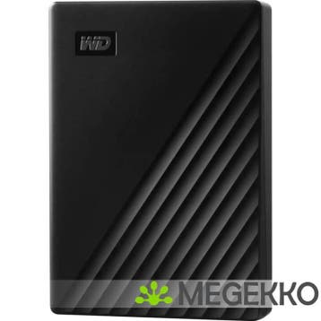 WD My Passport Portable HDD 6TB Zwart, Verzenden, Nieuw, Western Digital
