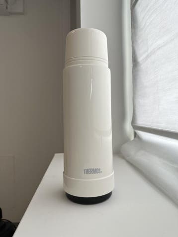 Thermos fles wit 1 liter, Ophalen of Verzenden, Nieuw
