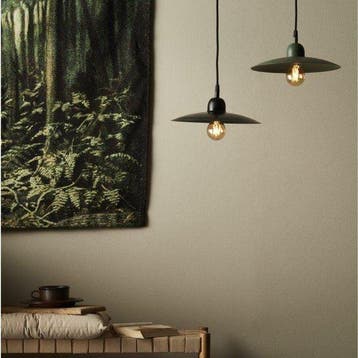 2dekans | PR Home - Hanglamp Como Zwart Ø 28 cm, Huis en Inrichting, Ophalen of Verzenden, Zo goed als nieuw
